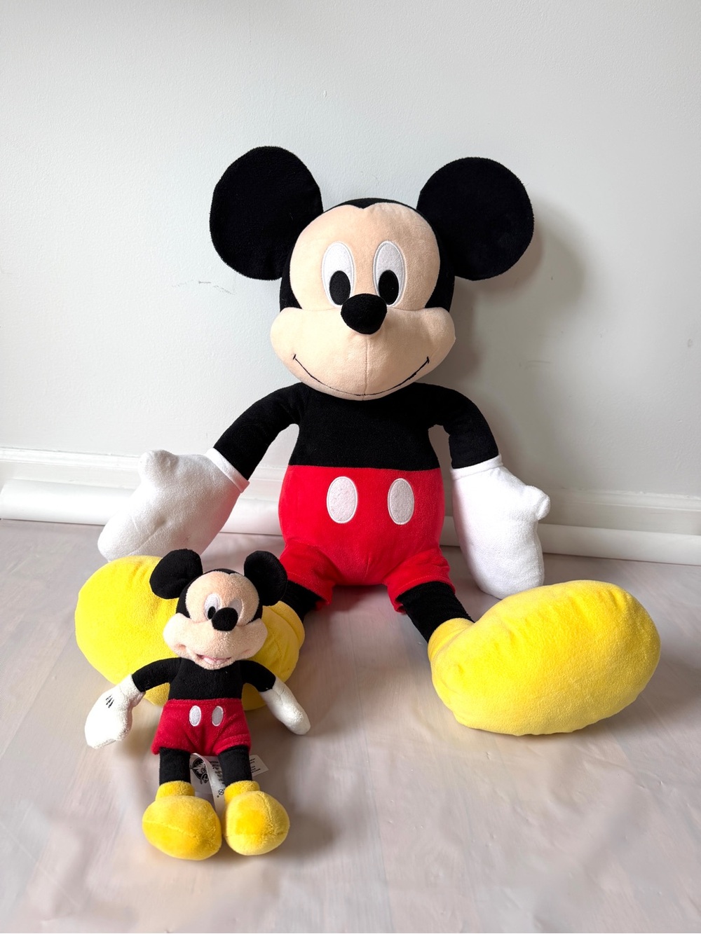 Mickey Mouse Giant 30" Disney jumbo official Plush Stuffed Plus 9" mickey